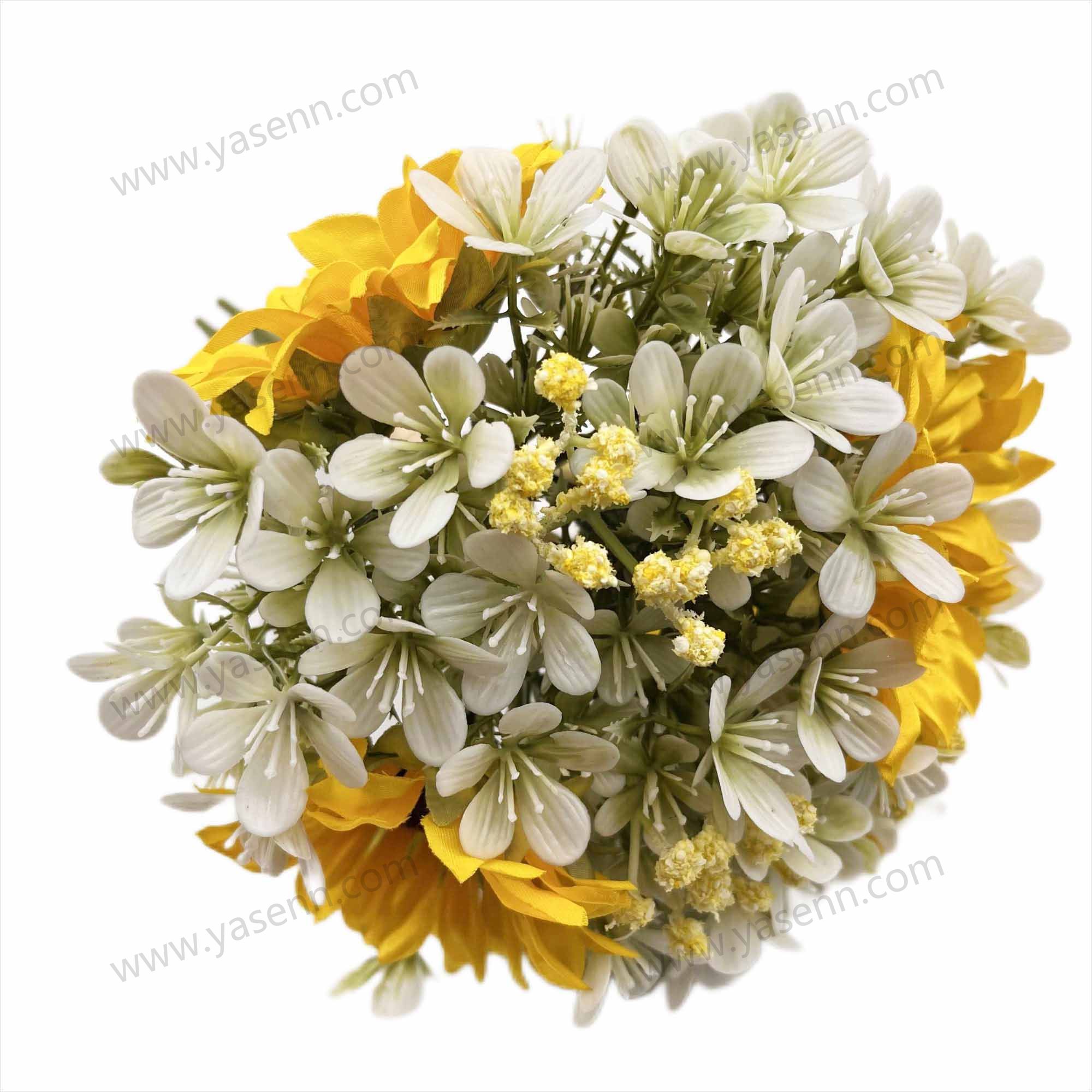 8 BRANCHES SUNFLOWER bridal bouquet