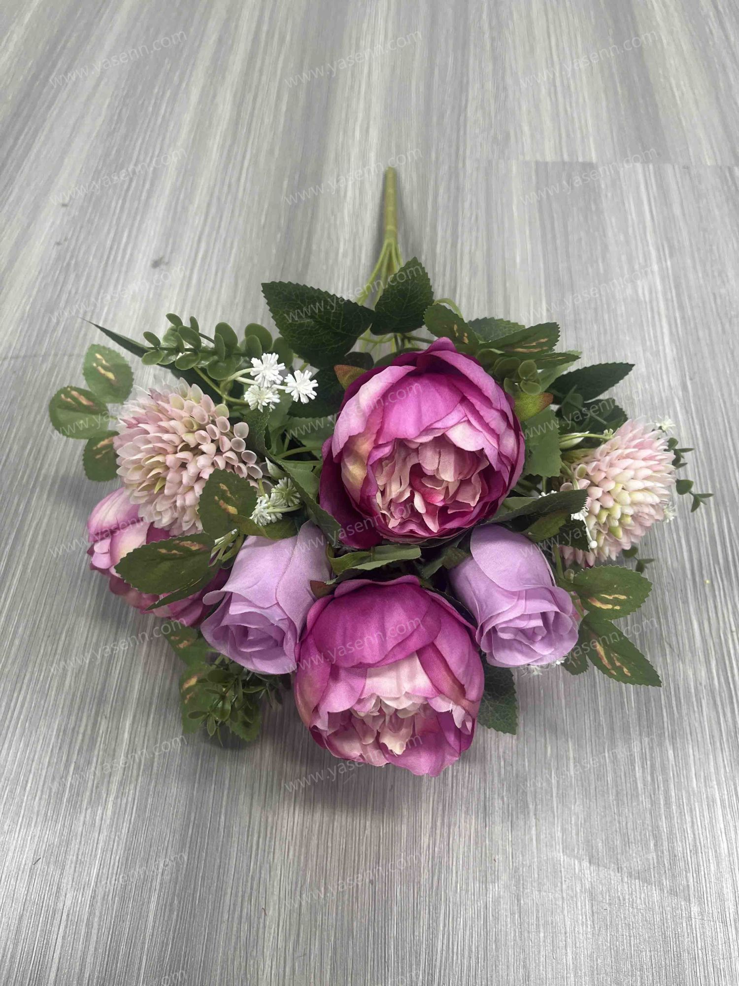 HEIGHT 44CM 10 BRANCHES PEONY MUM YSB23613