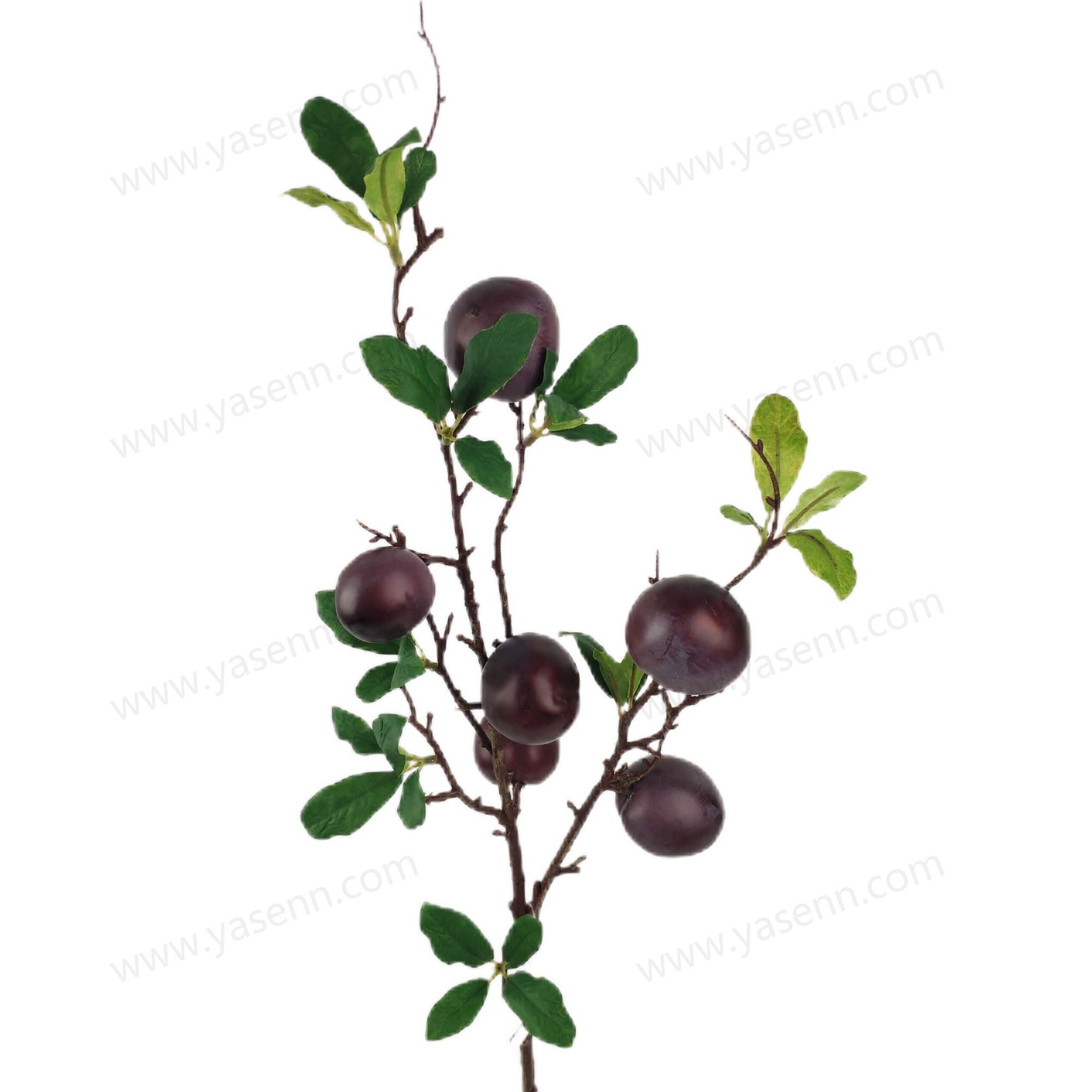 76CM2 PLUM ARTIFICIAL FLOWER YSS23690