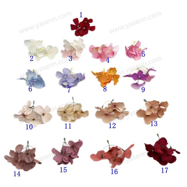 Grand Flocked Hydrangea Single Stem - YSZ20055