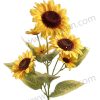Vibrant Satin Sunflower Stems - YSZ20058
