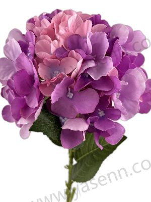 YSZ20068 Memorial Series – Solemn Flocked Hydrangea Funeral Arrangement - YSZ20068
