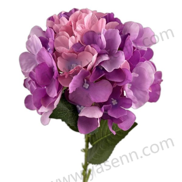 YSZ20068 Memorial Series – Solemn Flocked Hydrangea Funeral Arrangement - YSZ20068