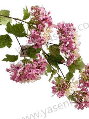 YSZ20096 Grand PONGEE Hydrangea Branch - Large-Scale Decor YSZ20096