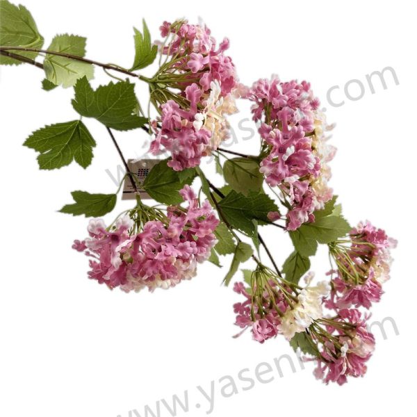 Grand PONGEE Hydrangea Branch - Large-Scale Decor YSZ20096