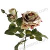 Classic Rose Branch with Bud - Elegant Home Decor YSZ20103