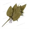 Elegant Artificial Peony Fan Shaped Bouquet 12 Stems 46cm Tall Pongee Plastic YSB23121