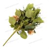 Luxury Mixed Rose and Hydrangea Artificial Fan Shaped Bouquet 13 Stems 52cm Tall Pongee YSB23165