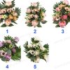 Elegant 10 Rose Artificial Flower Bouquet 52cm Tall Pongee Plastics YSB23454