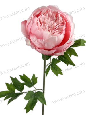 Elegant Peony Stem – Lifelike Floral Accent YSF18017
