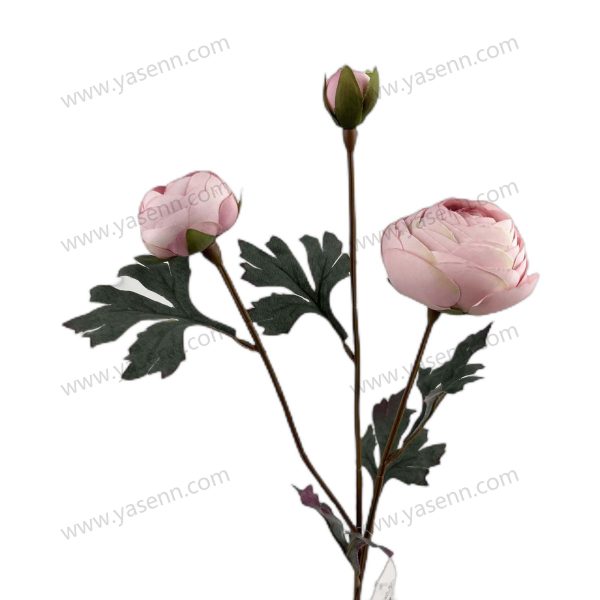 Charming Camellia Stem – Lifelike Floral Accent YSF18094