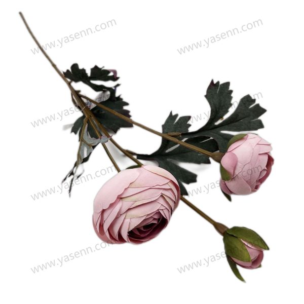 Charming Camellia Stem – Lifelike Floral Accent YSF18094