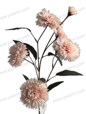 Beautiful Mum Stem with 6 Branches – Lifelike Floral Accent YSF18119