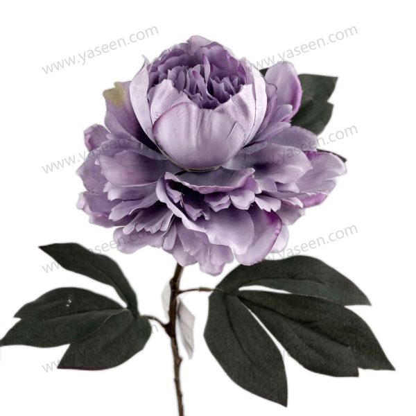 Elegant Peony Stem – Lifelike Floral Accent YSF18128