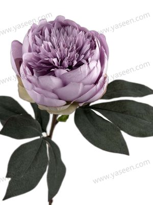 YSF18130 Elegant Peony Stem – Lifelike Floral Accent YSF18130