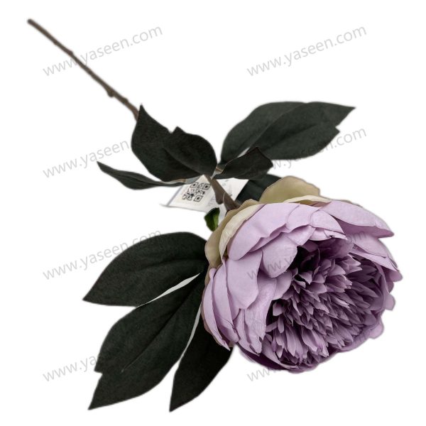 Elegant Peony Stem – Lifelike Floral Accent YSF18130
