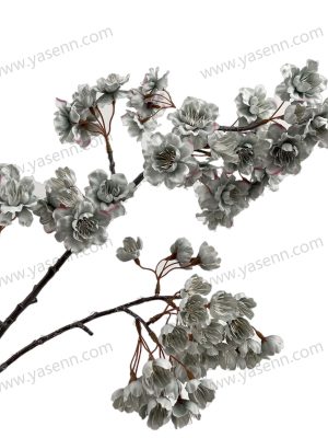 Beautiful Oriental Cherry Blossom Stem – Lifelike Floral Accent YSF19084
