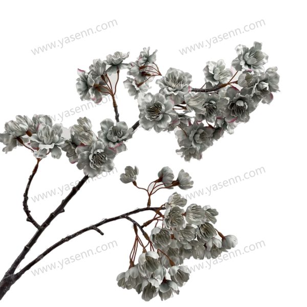 Beautiful Oriental Cherry Blossom Stem – Lifelike Floral Accent YSF19084