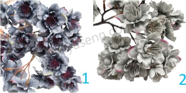 Beautiful Oriental Cherry Blossom Stem – Lifelike Floral Accent YSF19084