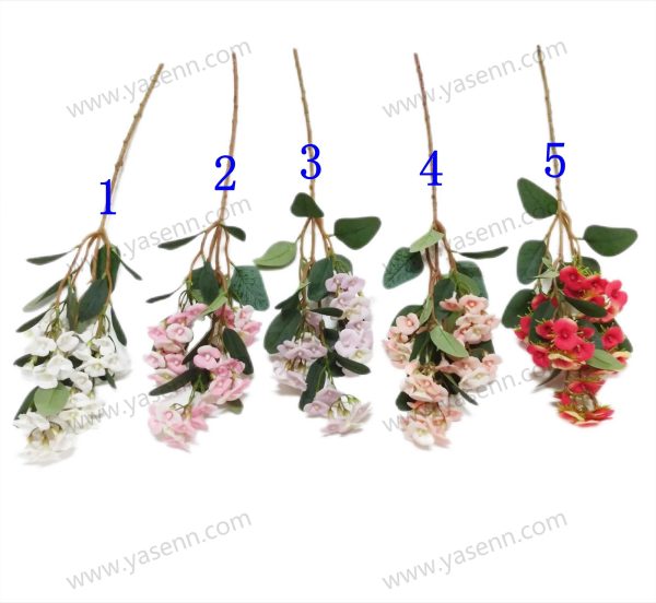 Delicate Pea Blossom Stem – Lifelike Floral Accent YSF20051