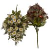 Lifelike Artificial Chrysanthemum Bouquet – 56cm Tall, 12 Branches, Premium Fabric Flowers (YSF25022)