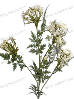 YSL23250 Lifelike Flocked Plastic Grass Stem – Vibrant Greenery Accent YSL23250