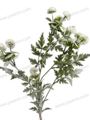 YSL23251 Elegant Flocked Plastic Grass Stem – Greenery Accent YSL23251