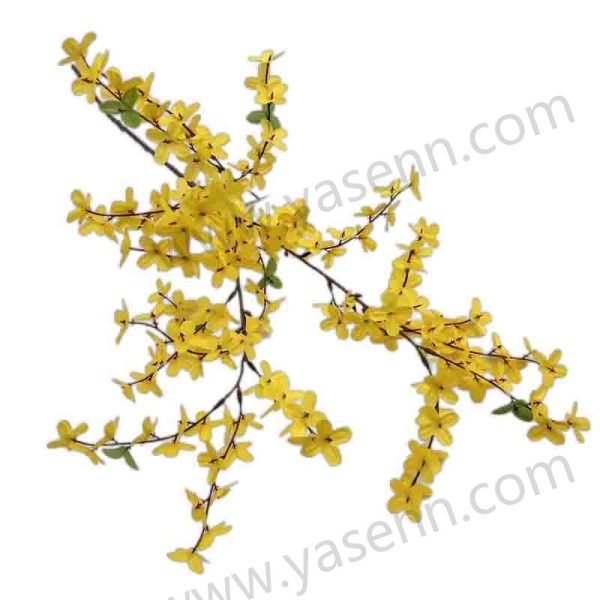 Bright Forsythia Stem – Lifelike Floral Accent YSZ19250