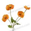 Elegant Poppy Stem – Lifelike Floral Accent YSZ20028